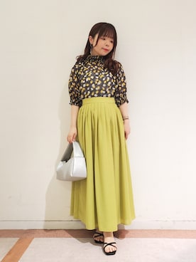 「Te chichi（テチチ）のアイテム（ショルダーバッグ）」を使った、𝚝𝚊𝚖𝚊𝚖𝚒さん（レディース・148cm）の春コーディネート