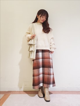 𝚝𝚊𝚖𝚊𝚖𝚒さん（レディース・148cm）の冬コーディネート