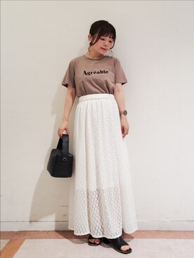 𝚝𝚊𝚖𝚊𝚖𝚒さん（レディース・148cm）の夏コーディネート