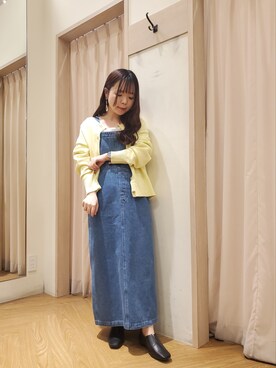 「Te chichi TERRASSE（テチチテラス）のアイテム（その他シューズ）」を使った、𝚝𝚊𝚖𝚊𝚖𝚒さん（レディース・148cm）の春コーディネート