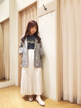 𝚝𝚊𝚖𝚊𝚖𝚒さん（レディース・148cm）の春コーディネート