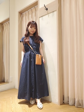 「Te chichi TERRASSE」｜「アイテム（ワンピース/ドレス）」を使った、𝚝𝚊𝚖𝚊𝚖𝚒さん（レディース・148cm）の春コーディネート