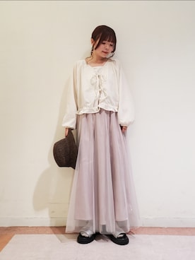 𝚝𝚊𝚖𝚊𝚖𝚒さん（レディース・148cm）の春コーディネート