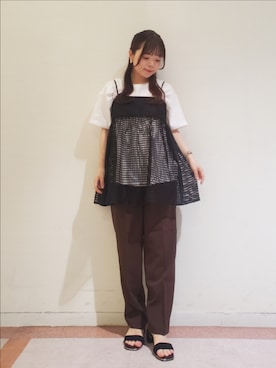 𝚝𝚊𝚖𝚊𝚖𝚒さん（レディース・148cm）の夏コーディネート