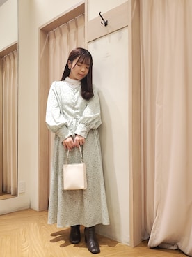 「Te chichi TERRASSE」｜「アイテム（ワンピース/ドレス）」を使った、𝚝𝚊𝚖𝚊𝚖𝚒さん（レディース・148cm）の冬コーディネート