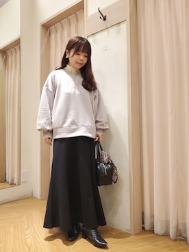 「Te chichi TERRASSE（テチチテラス）のアイテム（財布/小物）」を使った、𝚝𝚊𝚖𝚊𝚖𝚒さん（レディース・148cm）の秋コーディネート