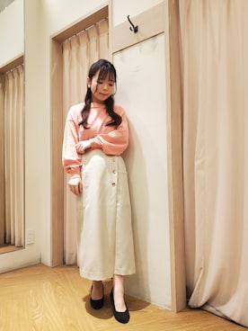 「Te chichi TERRASSE（テチチテラス）のアイテム（アクセサリー）」を使った、𝚝𝚊𝚖𝚊𝚖𝚒さん（レディース・148cm）の春コーディネート