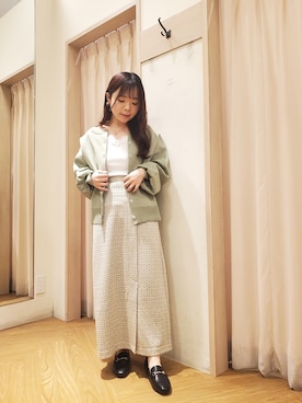 𝚝𝚊𝚖𝚊𝚖𝚒さん（レディース・148cm）の春コーディネート