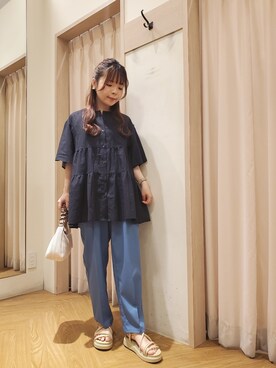 𝚝𝚊𝚖𝚊𝚖𝚒さん（レディース・148cm）の夏コーディネート