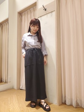 𝚝𝚊𝚖𝚊𝚖𝚒さん（レディース・148cm）の夏コーディネート