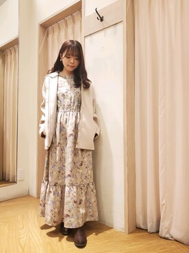 「Te chichi TERRASSE」｜「アイテム（ワンピース/ドレス）」を使った、𝚝𝚊𝚖𝚊𝚖𝚒さん（レディース・148cm）の秋コーディネート