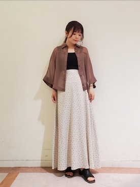 𝚝𝚊𝚖𝚊𝚖𝚒さん（レディース・148cm）の夏コーディネート