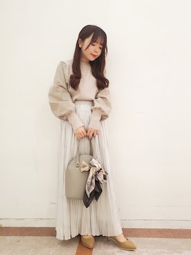 「Te chichi（テチチ）のアイテム（財布/小物）」を使った、𝚝𝚊𝚖𝚊𝚖𝚒さん（レディース・148cm）の冬コーディネート