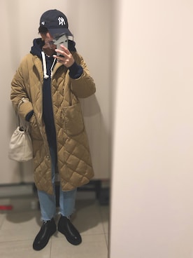 「CANAL JEAN（キャナルジーン）のアイテム（その他アウター）」を使った、aaasukaaa21さん（レディース・160cm）の冬コーディネート
