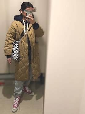 「CANAL JEAN（キャナルジーン）のアイテム（その他アウター）」を使った、aaasukaaa21さん（レディース・160cm）の冬コーディネート
