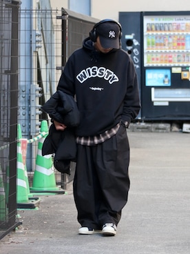 「ANGLAN（アングラン）のアイテム」を使った、DAIGOさん（骨格ナチュラル・メンズ・166cm）の冬コーディネート