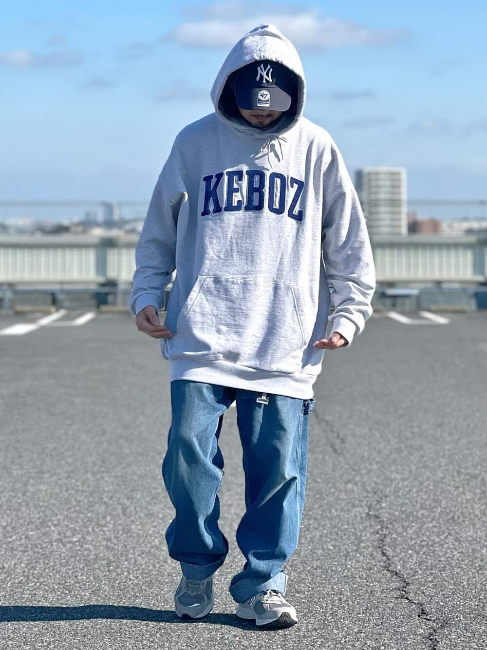 KEBOZ ビッグサイズパーカー黄ばみや汚れはどうですか - パーカー