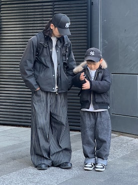 「devirock（デビロック）のアイテム」を使った、DAIGOさん（メンズ・166cm）の冬コーディネート