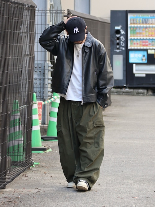 SKOOKUM.JE LAMB LEATHER ZIP JACKET（ライダースジャケット