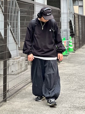 「ANGLAN（アングラン）のアイテム（パンツ）」を使った、DAIGOさん（骨格ナチュラル・メンズ・166cm）の春コーディネート