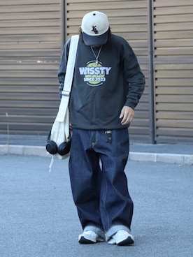 「wissty（ウィスティー）のアイテム」を使った、DAIGOさん（メンズ・166cm）の秋コーディネート