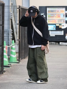 「ANGLAN（アングラン）のアイテム」を使った、DAIGOさん（骨格ナチュラル・メンズ・166cm）の冬コーディネート