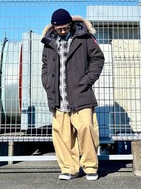 Canada Goose カナダグース のアイテムを使ったメンズ人気ファッションコーディネート Wear