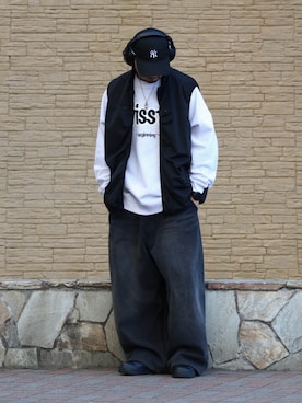 「ocosic（オコジック）のアイテム」を使った、DAIGOさん（メンズ・166cm）の春コーディネート