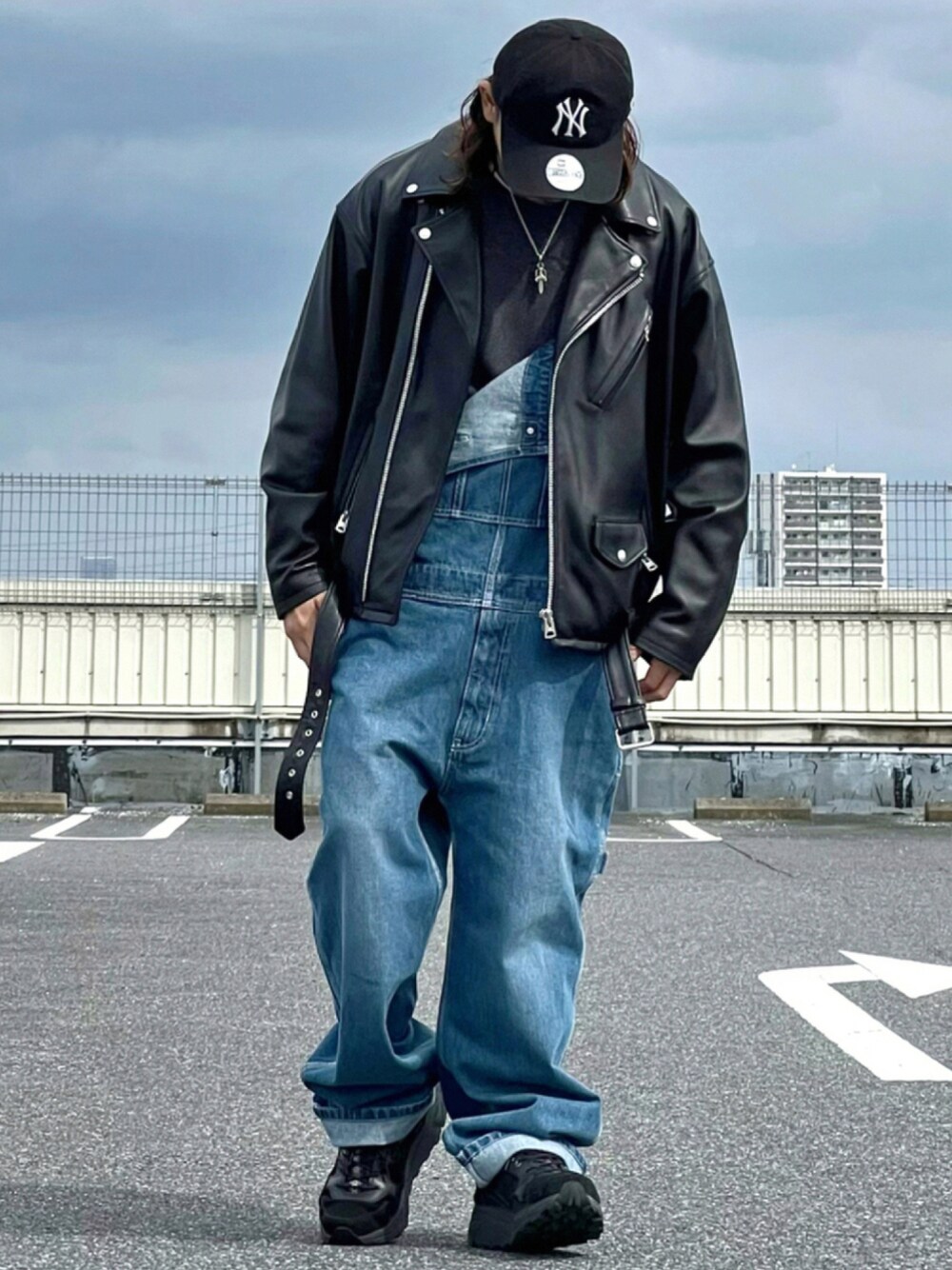 DAIGO｜JACKROSEのライダースジャケットを使ったコーディネート
