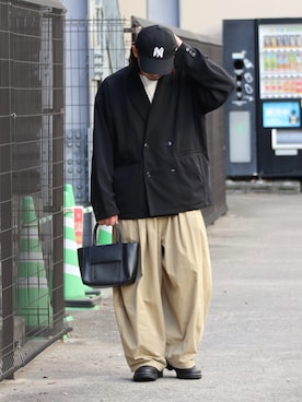 「DEVICE（デバイス）のアイテム」を使った、DAIGOさん（骨格ナチュラル・メンズ・166cm）の秋コーディネート