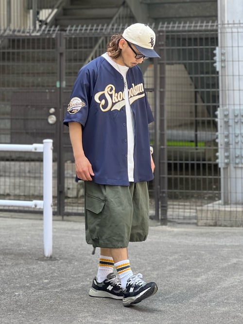アメリカ製　ベースボールシャツ　古着　90s ストリートコーデ DAIGO｜JACKROSEのシャツ/ブラウスを使ったコーディネート - WEAR