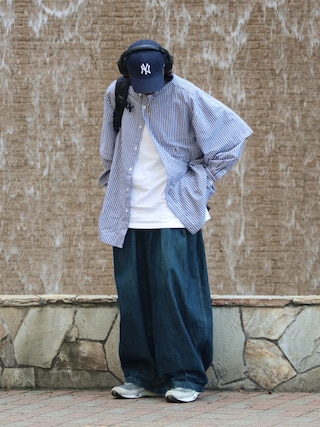 ANGLAN（アングラン）の「ANGLAN-Stone Vintage Denim Balloon Pant