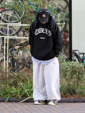 「ANGLAN（アングラン）のアイテム」を使った、DAIGOさん（メンズ・166cm）の冬コーディネート