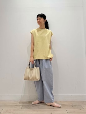 「doors」｜「アイテム（バレエシューズ）」を使った、くどうさん（レディース・157cm）の夏コーディネート