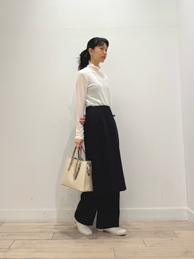 「RODE SKO（ロデスコ）のアイテム」を使った、くどうさん（レディース・157cm）の秋コーディネート