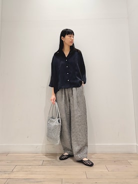 「メッシュパンプス」｜くどうさん（レディース・157cm）の春コーディネート