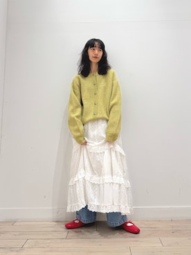 「URBAN RESEARCH DOORS（アーバンリサーチドアーズ）のスクエアトゥリボンミュール（サンダル）」を使った、くどうさん（レディース・157cm）の秋コーディネート