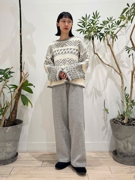 「doors」｜「アイテム（スリッポン）」を使った、くどうさん（レディース・157cm）の冬コーディネート