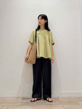 「ペーパーバッグ」｜くどうさん（レディース・157cm）の夏コーディネート
