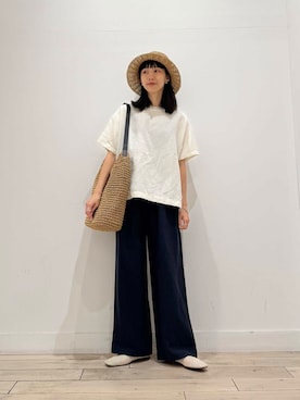 「アイテム（その他シューズ）」を使った、くどうさん（レディース・157cm）の夏コーディネート