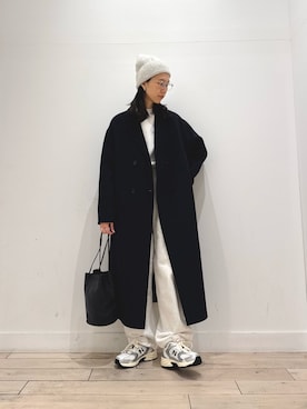 「アイテム（帽子）」を使った、くどうさん（レディース・157cm・30代）の秋コーディネート