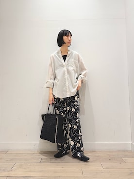 「RODE SKO（ロデスコ）のアイテム（シューズ）」を使った、くどうさん（レディース・157cm）の春コーディネート