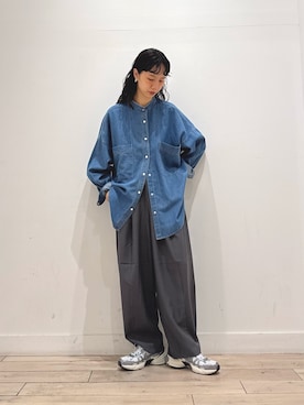 くどうさん（骨格ナチュラル・レディース・157cm・30代）の秋コーディネート