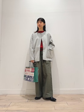 「アイテム（その他アウター）」を使った、くどうさん（レディース・157cm・30代）の秋コーディネート