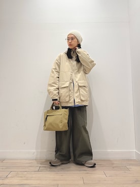 「かぐれ（カグレ）のアイテム」を使った、くどうさん（レディース・157cm）の春コーディネート