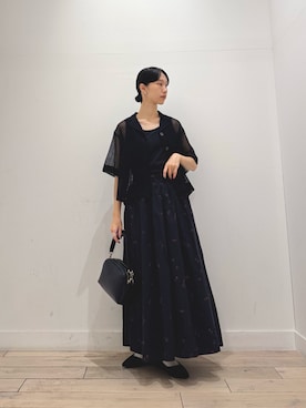 「RODE SKO（ロデスコ）のアイテム（バレエシューズ）」を使った、くどうさん（レディース・157cm）の夏コーディネート