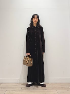 「アイテム（バレエシューズ）」を使った、くどうさん（レディース・157cm・30代）の秋コーディネート