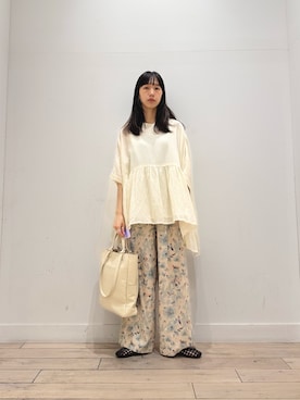 「RODE SKO（ロデスコ）のアイテム」を使った、くどうさん（レディース・157cm）の春コーディネート