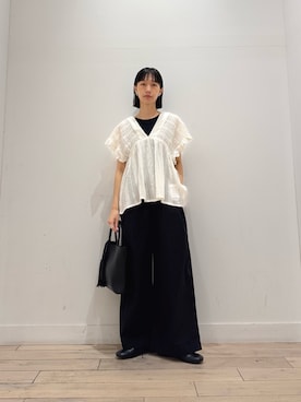 「かぐれ（カグレ）のアイテム」を使った、くどうさん（レディース・157cm）の夏コーディネート