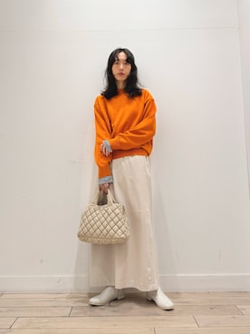 「アイテム（ブーツ）」を使った、くどうさん（レディース・157cm・30代）の秋コーディネート